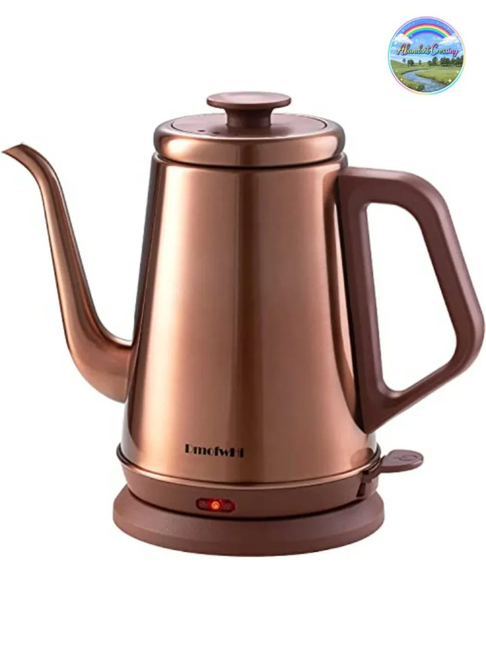 Gooseneck Electric Kettle - 304 Stainless Steel, 1.0L, Auto Shut-Off